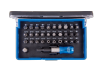 ZESTAW BITÓW 1/4 32cz. Z UCHWYTEM 7702-25 +753-63, PŁASKIE 3 - 6mm, PH1-PH3, PZ1- PZ3, HEX 3 - 6mm, TORX T10 -T40 King Ton