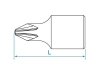 NASADKA 1/4 Z KOŃCÓWKĄ KRZYŻAKOWĄ No.1 x 25mm PH1 King Tony