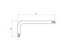 KLUCZ TYPU L SPLINE M5 x 83mm King Tony