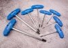 ZESTAW IMBUSÓW Z UCHWYTEM T 8szt. 1150 - HEX Z KULKĄ 2 - 10mm, STOJAK King Tony