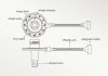 WSKAŹNIK KĄTA DOKRĘCANIA DO KLUCZY DYNAMOMETRYCZNYCH 3/4 Z MAGNESEM King Tony