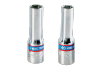 NASADKA DŁUGA CIENKOŚCIENNA 3/8 12mm x 65mm 6-kąt, DO ŚWIEC ŻAROWYCH, CHROM King Tony