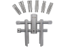 UNIWERSALNY ŚCIĄGACZ 3/4 DO NAKRĘTEK ŁOŻYSK, ZAKRES 49 - 143mm, 13 cz. King Tony