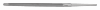 Pilnik trójkątny cienki 175 mm ukośne cięcie dokładne BAHCO (10 szt.)