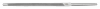 Pilnik trójkątny cienki 175 mm ukośne cięcie dokładne BAHCO (10 szt.)