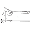 Klucz nastawny 8 ERGO, max. otwarcie 38mm, szczęki 4.5mm 9031-T BAHCO