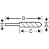 Wiertło HSS-G do metalu 1.00 mm BAHCO