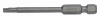 Bit 1/4 do śrub TORX, z otworem centrującym TR20x70 mm, 2 szt. BAHCO