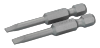 Bit standardowy 1/4 do śrub płaskich 0.8x5.5x50 mm, 2 szt. BAHCO