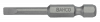 Bit standardowy 1/4 do śrub płaskich 1.2x6.5x50 mm, 2 szt. BAHCO