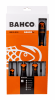 Wkrętaki BahcoFit zestaw 6 sztuk, nacięcie proste/Pozidriv BAHCO