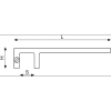 Pręt do zaworów nieiskrzący 45x350 mm brąz aluminiowy BAHCO
