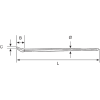 Przecinak nierdzewny 23x800 mm BAHCO