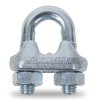 Zacisk linowy kabłąkowy stalowy ocynkowany 11 mm (7/16) Robur