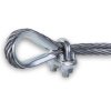 Zacisk linowy kabłąkowy stalowy ocynkowany 14 mm (9/16)  Robur