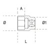 Nasadka 3/8 6-kątna 10 mm, 910B Beta