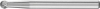 Maly frez trzpie.ze stop.tward.kulisty0302 5 3mm 3x2mm Pferd