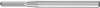 Maly frez trzpieniowy ze stopow twardych, kulisto-walcowy 0313 5 3mm 3x13mm Pferd