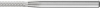 Maly frez trzpie.ze stop.tward.cylindr.0613 5 3mm 6x13mm Pferd