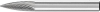 Frez trzp.ze stopow twar.lukowy ostry 0618, 5 6mm 6x18mm Pferd