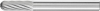 Frez trzp.ze stopow twar.kulisto-walcowy 1225, 3 6mm 12x25mm Pferd