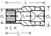 Nasadka 1/4 SPLINE-DR 3/8=12 STAHLWILLE