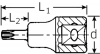 Nasadka wkrętakowa 1/2 T40 TORX STAHLWILLE