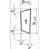 Półfabrykat noży tokarskich HSSE,kszt.L 12x3x120mm Index WILKE