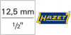 Grzechotka teleskopowa 1/2, 414-614mm, z płynną regulacją, 916HPLG  HAZET