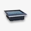 Box podłogowy 12M – puszka podłogowa 12-modułowa do montażu gniazd standardu 22,5x45 mm (45x45 mm)