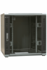 Szafa ramowa stojąca EmiterNet Top, 16U, drzwi blacha/szkło, 800x800x820mm (szer./gł./wys.) (w zestawie: panel 4 wentylatorowy z