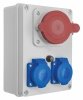 Rozdzielnica budowlana erbetka 1x32/5, 2x250V R-BOX 190 B.1603 Pawbol