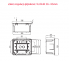 Puszka odgromowa 144,3 x 174,5 x 84mm mini z drzwiczkami R.8144D Pawbol