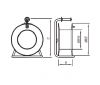 Przedłużacz na bębnie metalowym 50m Home&Garden B.1122-50 Pawbol