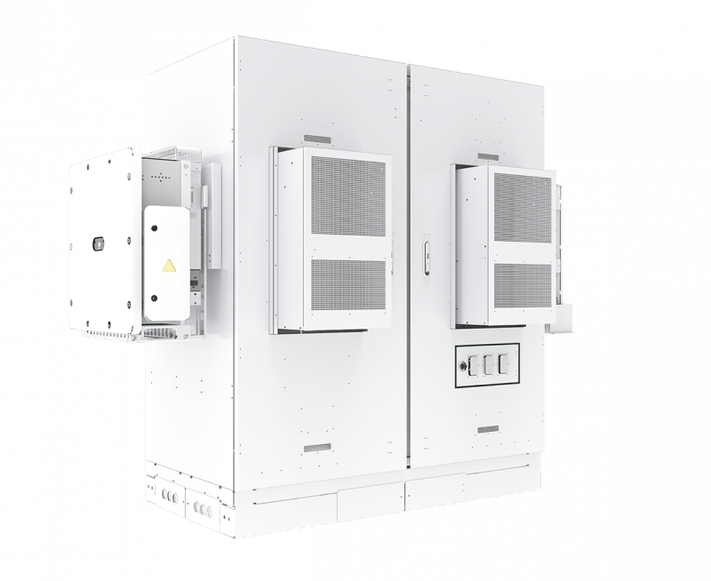 Kompletny magazyn LUNA2000-97kWh-1H1: szafa RACK, 6 modułów LFP 16,13kWh, sterownik modułu DC/DC RACK (SRC), system sterowania m