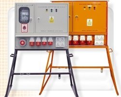Rozdzielnica budowlana metalowa na stojaku RB-6/160A (RB-6/160A)