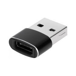 Adapter przejściówka USB - USB Typu C czarny