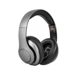 Bezprzewodowe słuchawki nauszne Kruger&Matz model Street 3 Wireless, kolor grafitowy