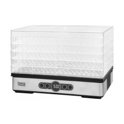 Suszarka do grzybów , warzyw , owoców , 400W , 5 sit, wyświetlacz, termoobieg, TEESA