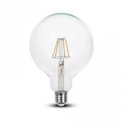 Żarówka LED V-TAC 4W Filament E27 G125 Ściemnialna VT-1994D 2700K 320lm
