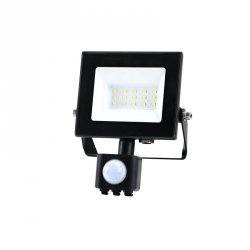 Naświetlacz z czujnikiem ruchu LED MHC 10W 4000K IP44 czarny LED2B RED