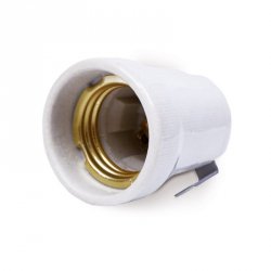 Oprawka porcelanowa z blaszką K003 E27 Kobi