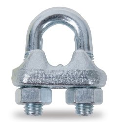 Zacisk linowy kabłąkowy stalowy ocynkowany 11 mm (7/16) Robur