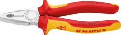 Szczypce uniwersalne (kombinerki) VDE, 180 mm, 03 06 180, KNIPEX