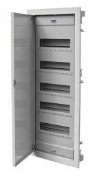Rozdzielnica modułowa 5x12 podtynkowa z metalowymi drzwiami IP40 (C.1560)