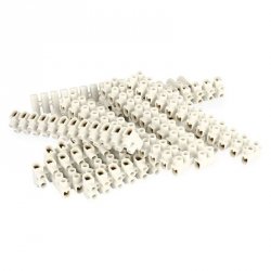 Listwa zaciskowa 4–6mm2, biała, 10 szt