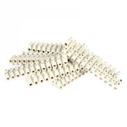 Listwa zaciskowa 6–10 mm2, biała, 10 szt