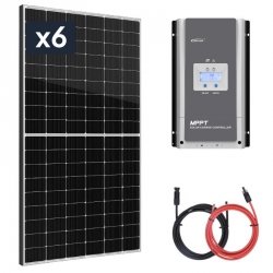 Panel słoneczny 6x435W z regulatorem ładowania 100A MPPT 24V