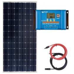 Zestaw do kampera panel sztywny 185W, regulator ładowania 10A