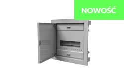 Rozdzielnica modułowa 1x12 podtynkowa z metalowymi drzwiami IP40 (C.1512)